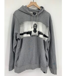 Jordan Sweater Mens‎ XL Gray Michael Jordan Wings Graphic Pullover Hoodie